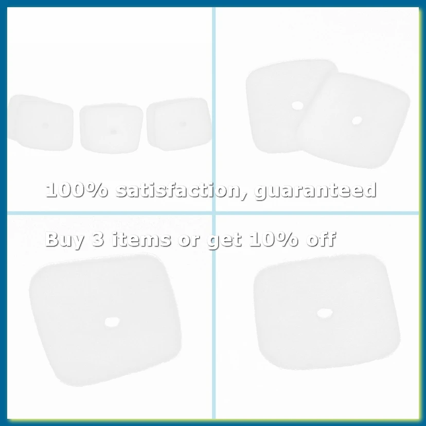 4pack X(((Pack of 6) Air Filter for 7222 7222E 7222M 7225 7230 7234 7240 7920 7924 Tiller / Cultivator)