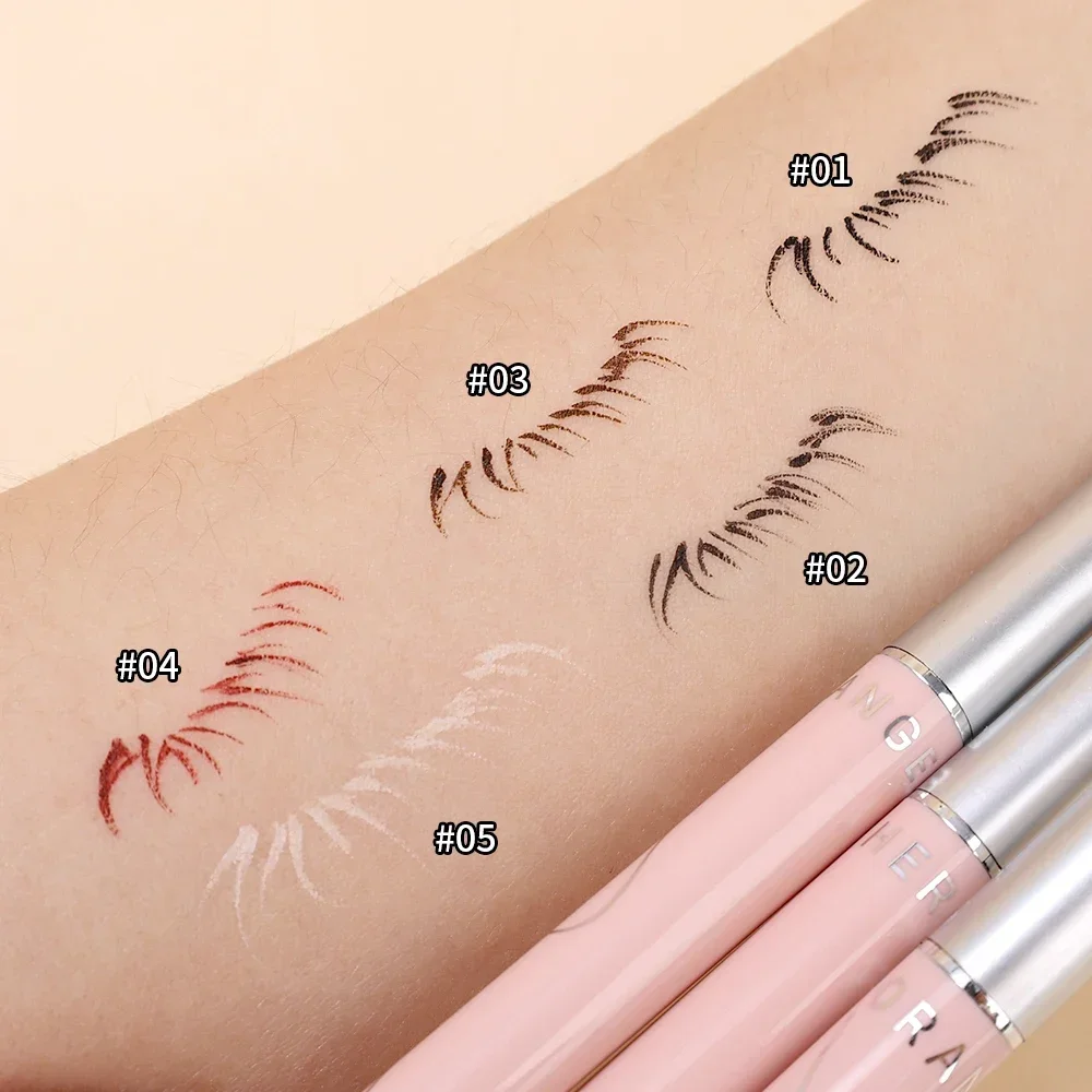 Eyeliner liquido ultrasottile impermeabile Trucco coreano per le donne Eyeliner liscio ad asciugatura rapida Cosmetici con penna per ciglia