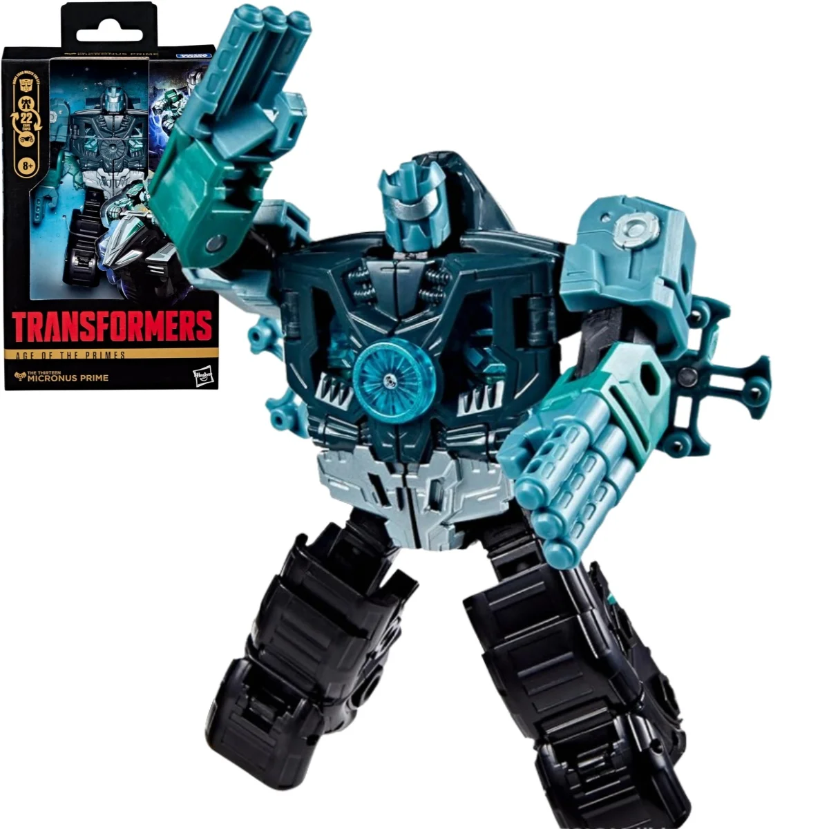 Transformers Toys Age of The Primes Il Tredici Micronus Prime Deluxe Class 5,5 pollici Conversione Action Figure Robot Toy Gift