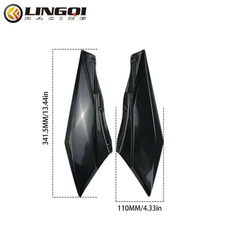 LINGQI سباق الإطار الخلفي غطاء لوحة الجانب هدية لوحات القلنسوة درابزين لضوء النحل Eride Pro SS 3.0 دراجة كهربائية تعديل