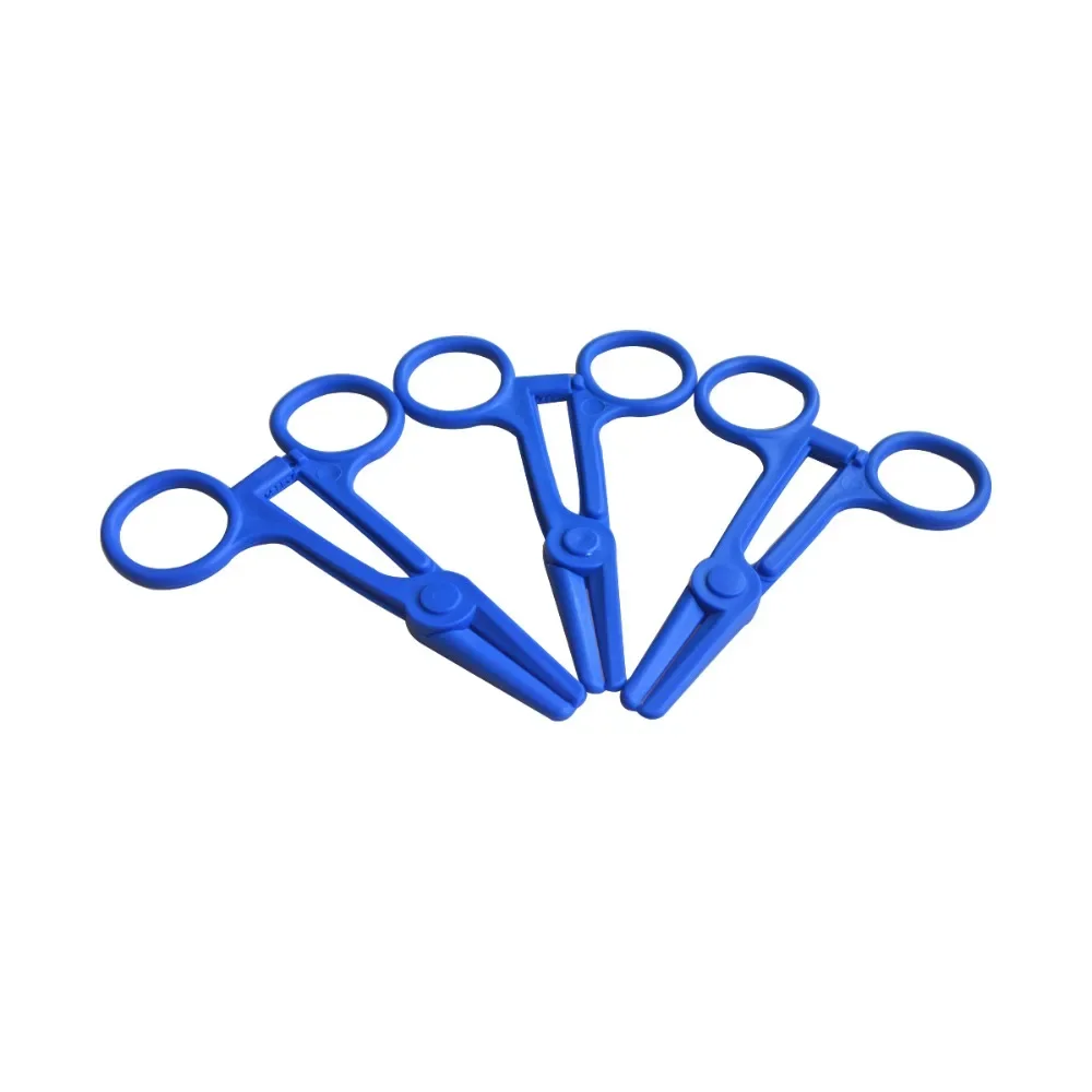 10 pcs/lot Disposable  ABS Plastic Hemostatic Forceps Surgical Forceps Ourdoor First Aid Tools For Nurse Care