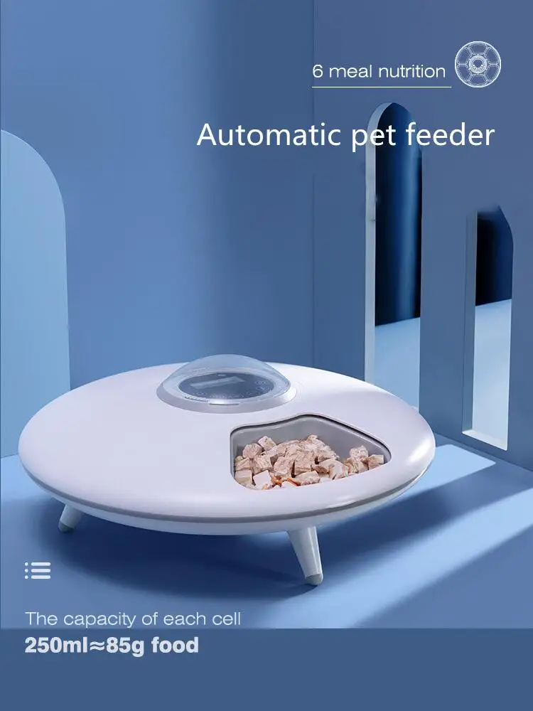 luxury smart Pet automatic feeder intelligent timing quantitative feeding machine cat dog food dispenser