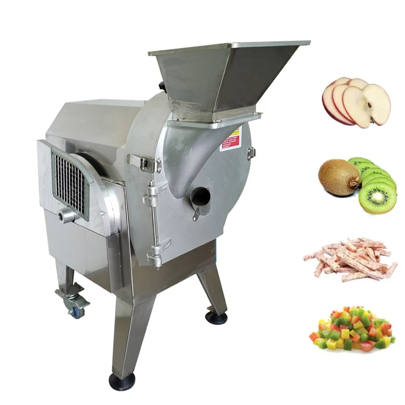 Industrial Commercial Slicer Onion Dicer Ginger Cutting Machine Cabbage Shredding Fruit and Vegetable Cutting Slicing Machine