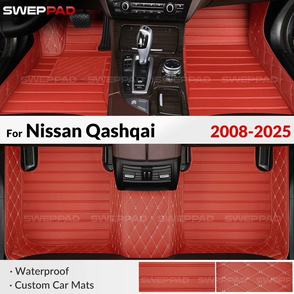 

For Nissan Qashqai 2008-2025 24 23 22 21 20 Floor Mats Compatible Car Mats All Weather Protection Custom Full Set Floor Liners
