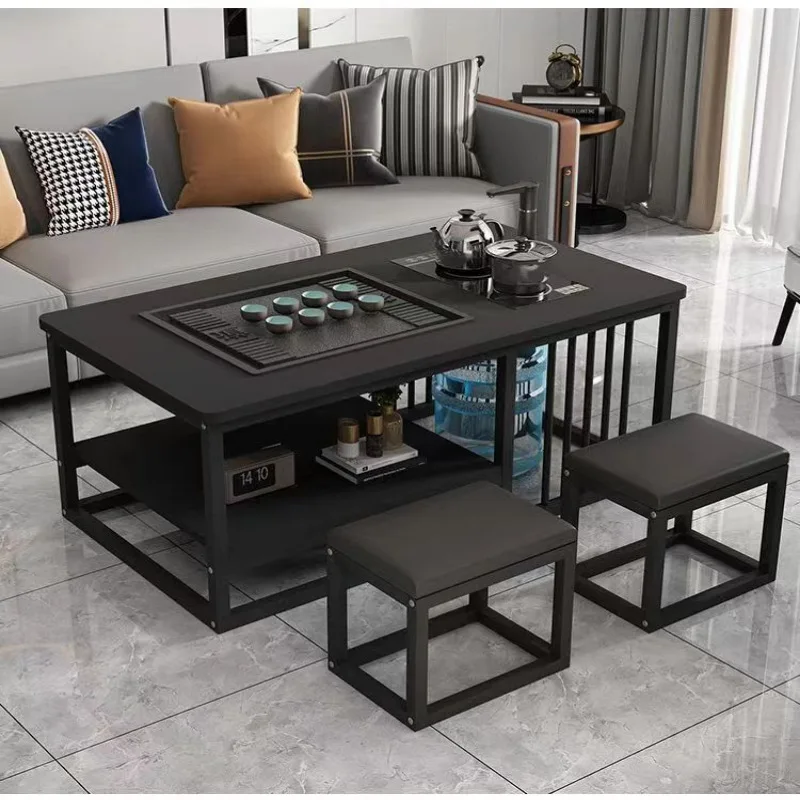 Clearance coffee table living room home simple office tea table small apartment simple tea set integrated kung fu tea table