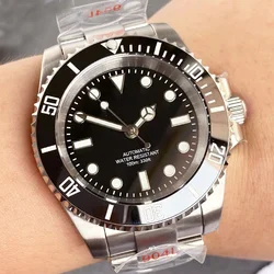 Tandorio New Classic Diver Mechanical Men's Watches Sapphire Crystal Glass 40mm Luxury NH35 Watch 100m Waterproof Green Lume