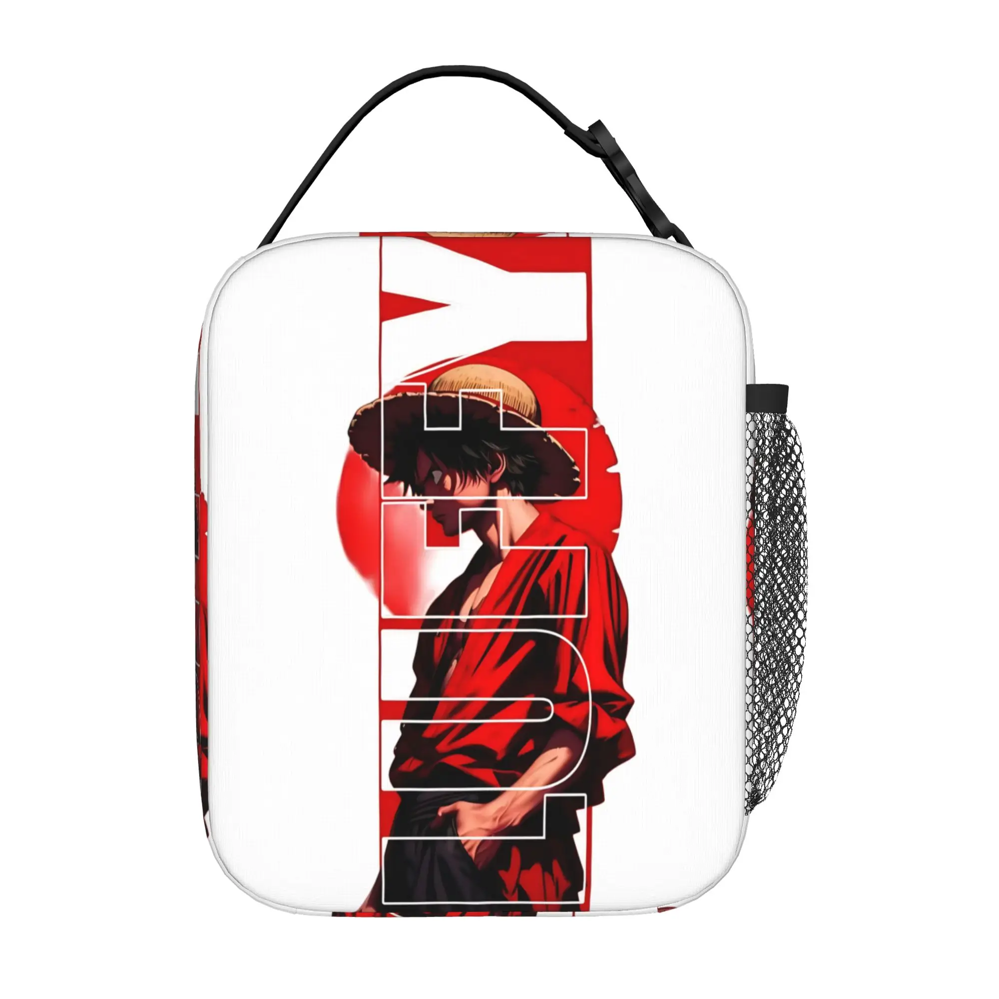 One Piece Anime Zoro Insulated Lunch Bag Ice Pack Rice Bag  bolsa Student Bento Lunch Handbag Insulation