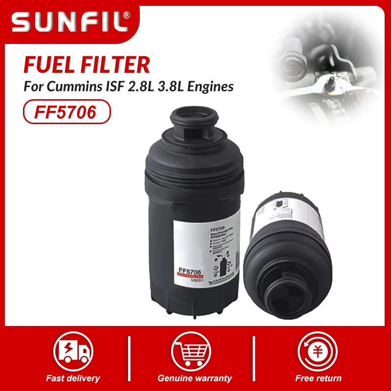 

FF5706 дизельный двигатель ISF 3,8 4ISBe fleetguard для грузового топливного фильтра 5262311