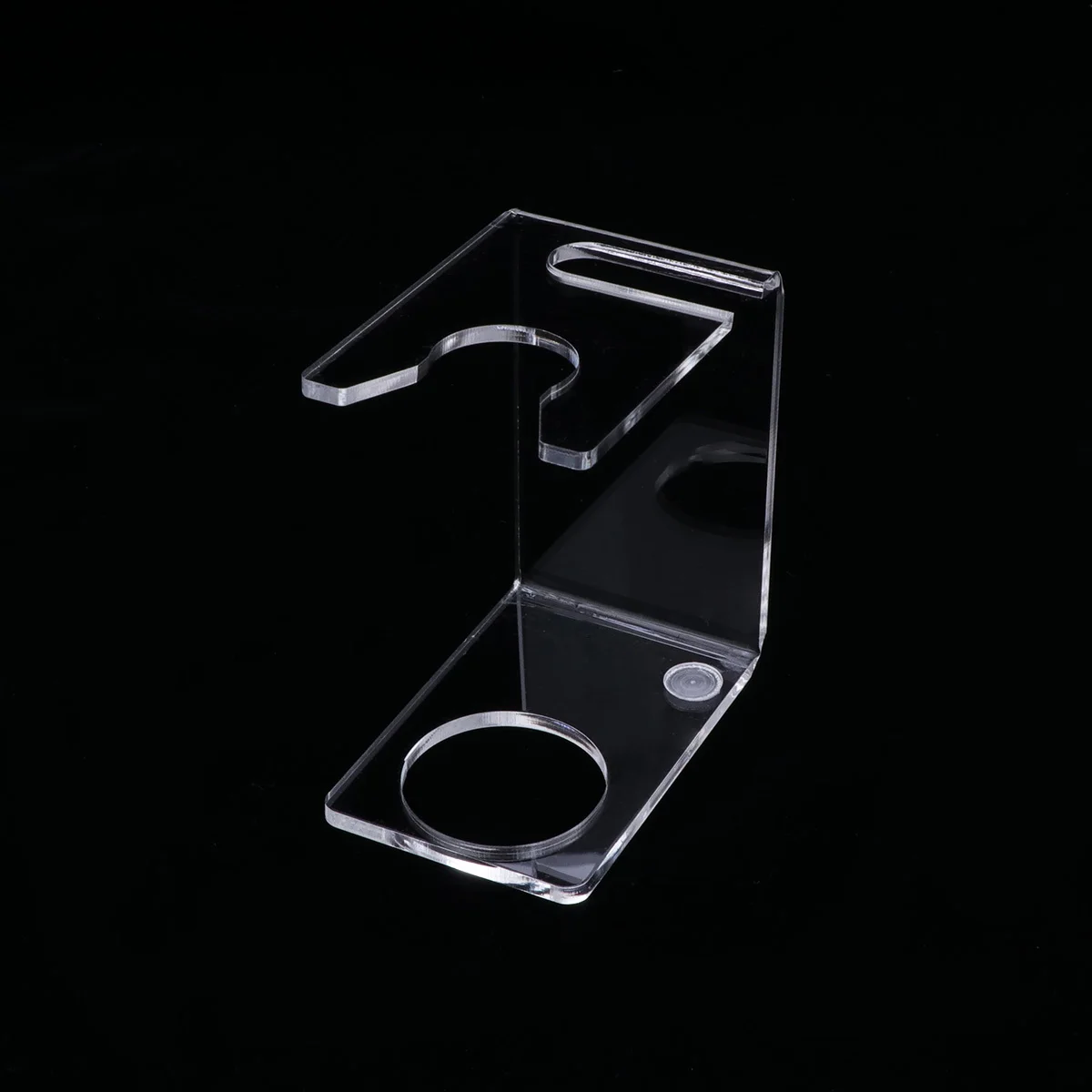 حامل فرشاة الحلاقة للرجال، حامل أكريليك، دعامة فرشاة الحلاقة المعلقة للحلاقة الرطبة، منظم صالون الحلاقة المنزلي المتين