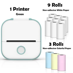 Phomemo T02 Portable Mini Printer Thermal Pocket Printer Self-adhesive Stickers Use for DIY,Journal impresora termica portatil