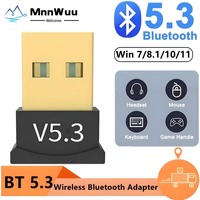 Wireless Bluetooth 5.3 USB Bluetooth Adapter for PC Dongle Adapter Wireless Mouse Keyborad Music Audio Receiver USB Transmitter