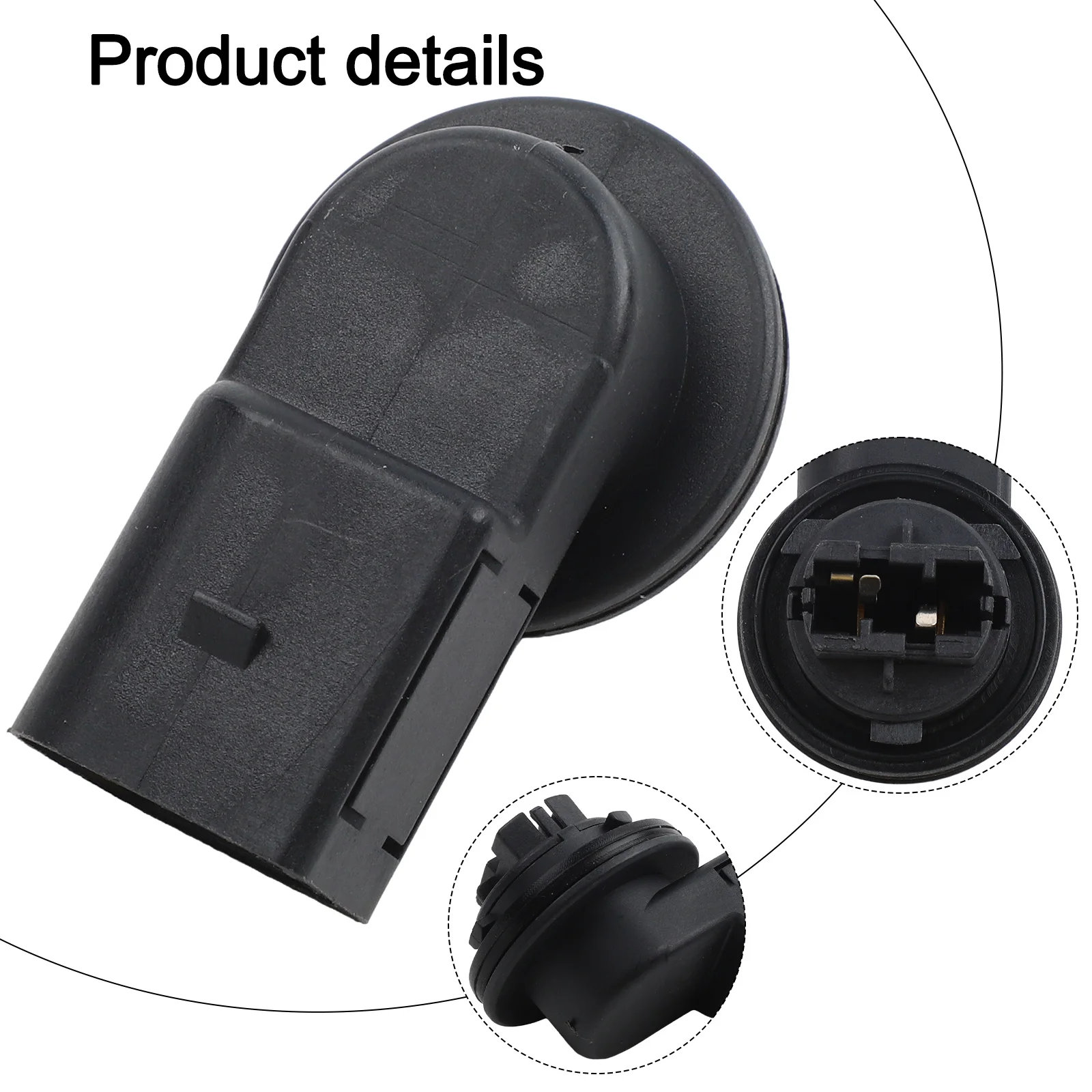 

For POLO 6C Front Bulb Socket Replacement Installation Black Car Replacement Non-deformation Practical Use Replacement Part