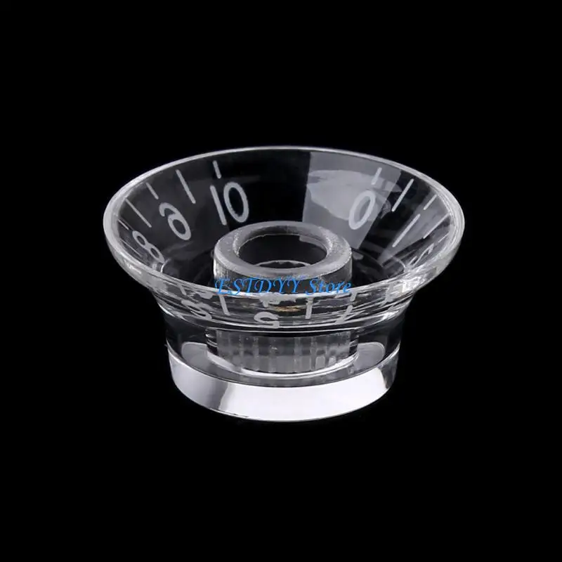 

G6DE 1pc Knob Button Guitar Tone Volume Control For LP Guitar Parts Transp