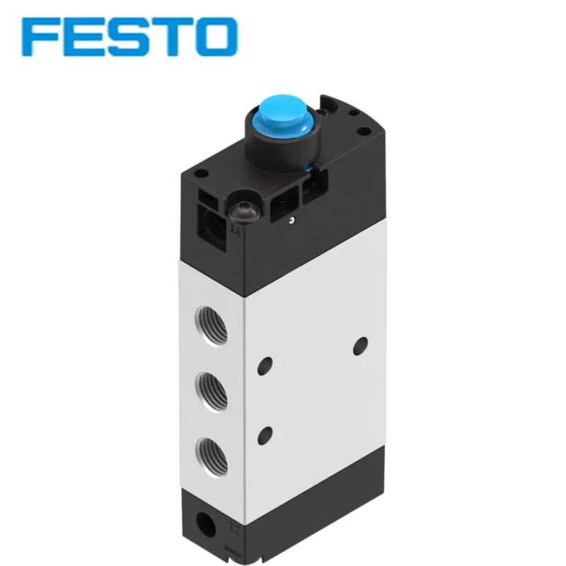 FESTO Roller lever valve VMEF-SC-M52-M-G18/G14 series Genuine 5/2-way, single solenoid VMEF high-performanc solenoid valve