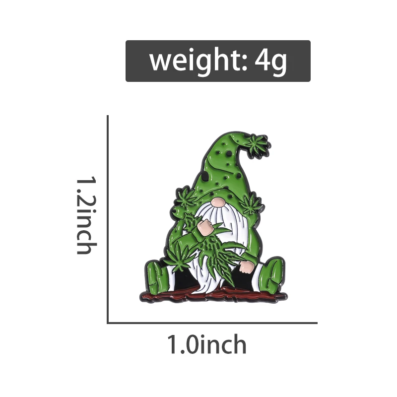 دبابيس قزم من المينا للأطفال ، نبات مخصص ، ورقة قيقب ، شارات طية صدر السترة ، مجوهرات مضحكة ، مجوهرات خضراء ، هدية لطيفة للأصدقاء