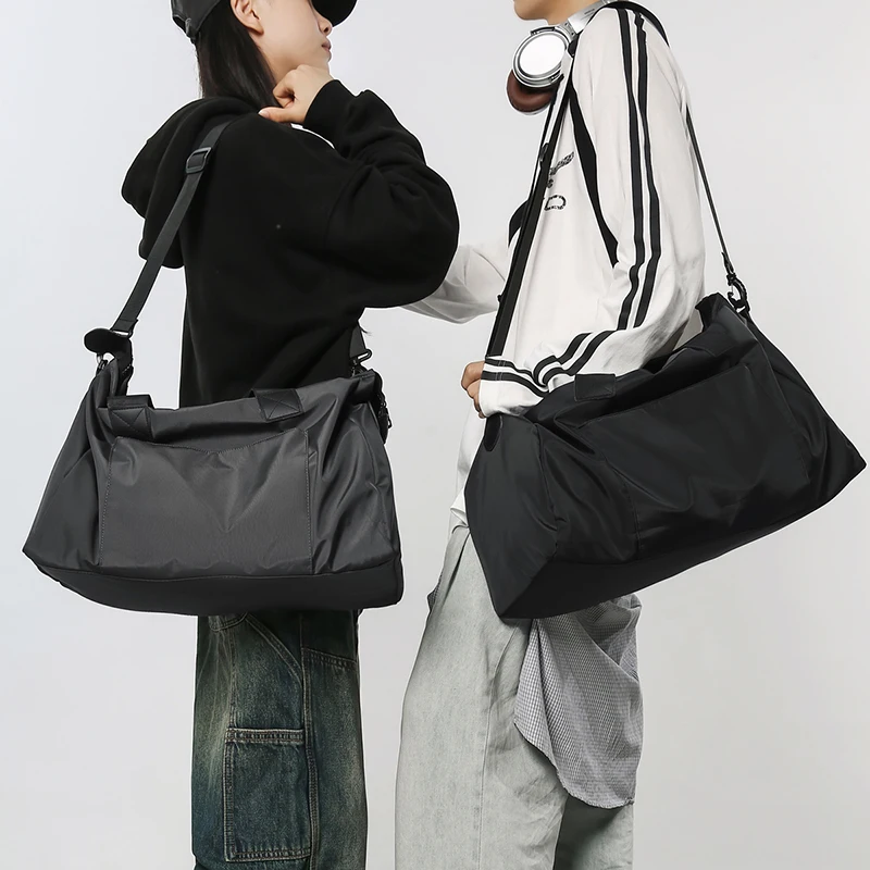 

Унисекс, повседневная простая сумка для фитнеса, повседневная спортивная мягкая портативная сумка на плечо, спортивные сумки, сумка через плечо для спортивных тренировок