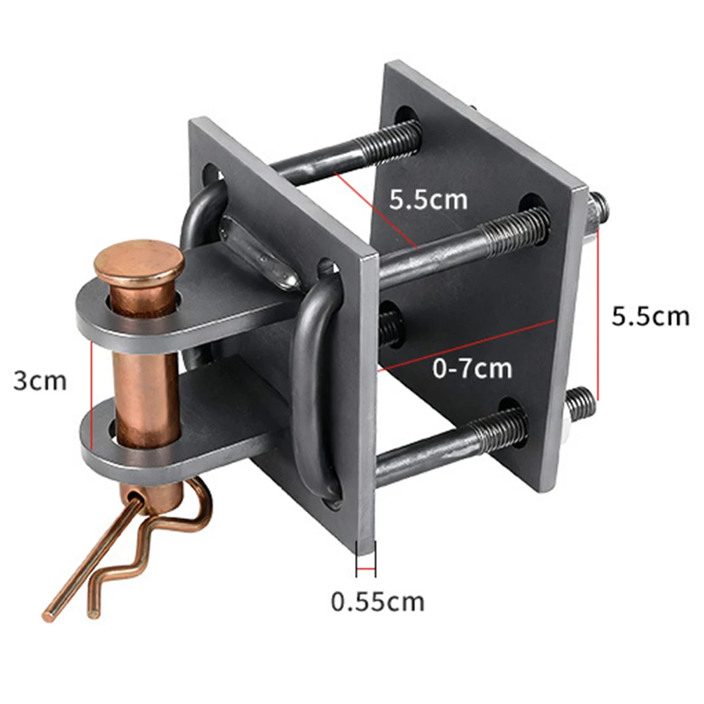 Split Design High Hardness Tricycle Trailer Connector Tow Hook For Food Cart Stall Campervan Car Parts Towing Tool