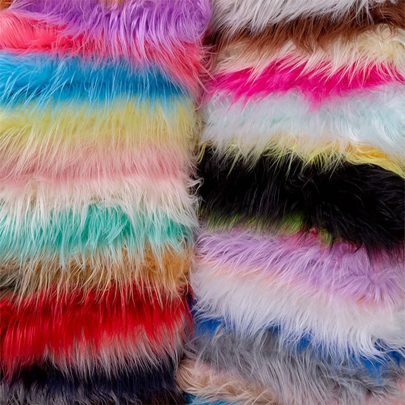 

91x160cm Faux Fur Fabric For Patchwork Sewing Material Doll Toy Beard DIY Handmade Home Decoration Plush Designer Fabric