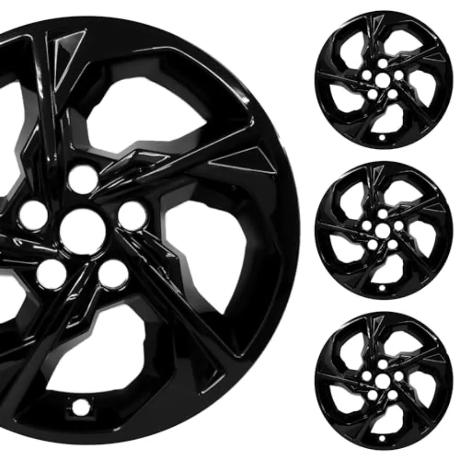 

Набор 17-глянцевых черных колесных кожухов для Tucson SE SEL 20222024, прочный колпак из АБС-пластика, подходит для колес прямой поверх OEM