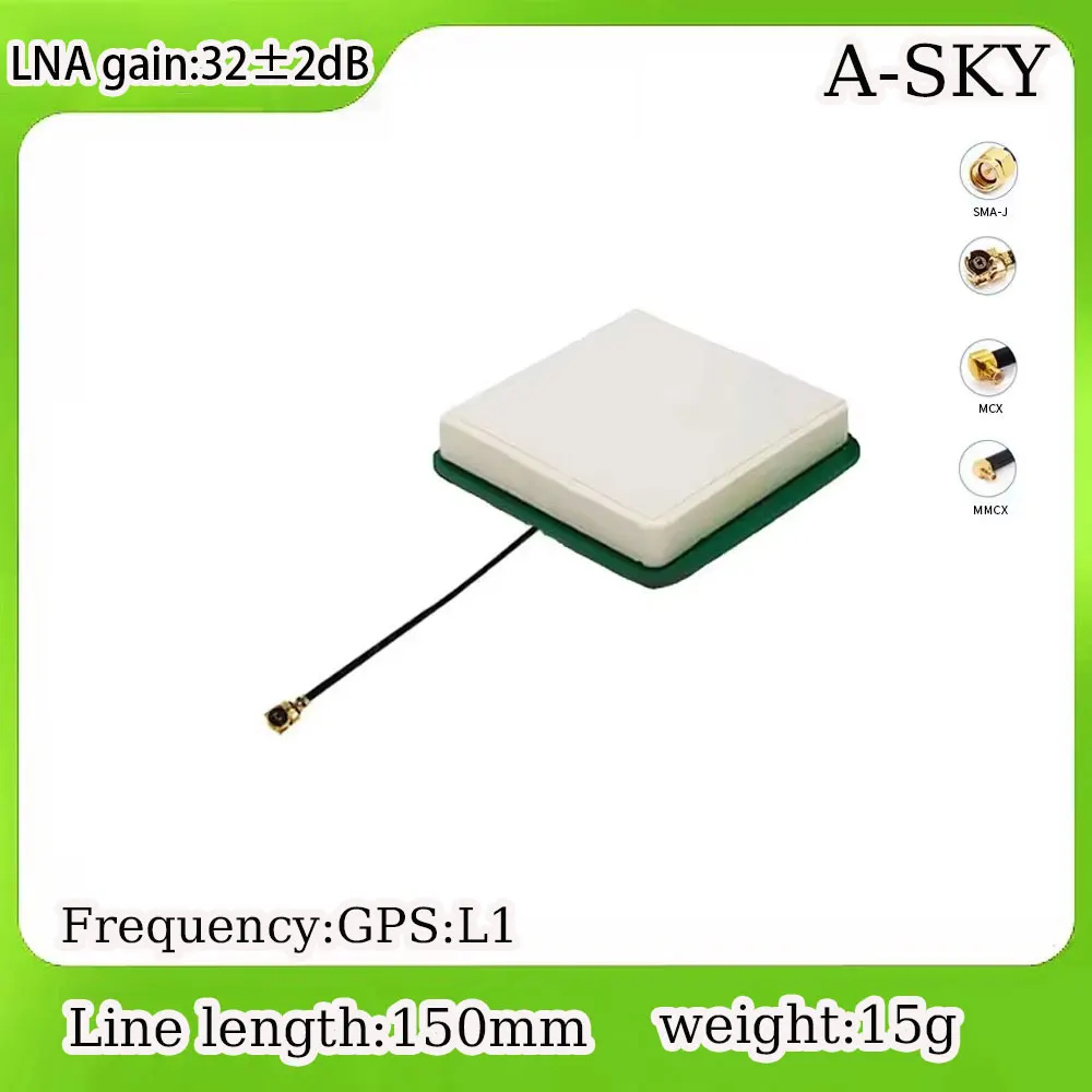 High Gain tri Frequency GPS BeiDou GLONASS 35x35x7.5mm built in Active Ceramic Antenna