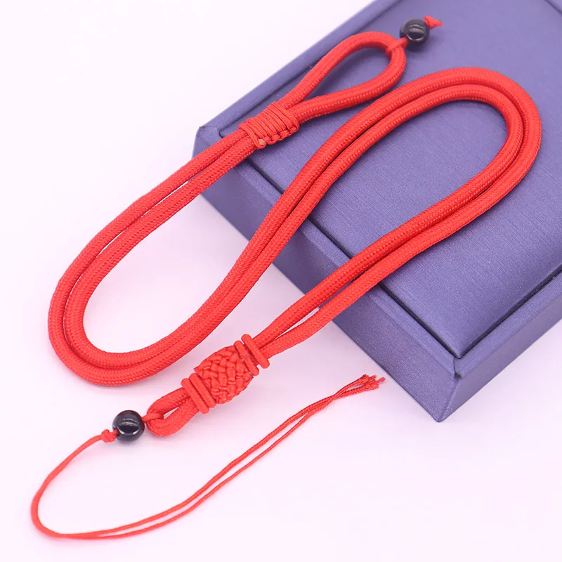 Аксессуары для изготовления ювелирных изделий своими руками, плетеная цепочка с бусинами, изысканная подвеска, веревка, простые бусины, подвески для рукоделия