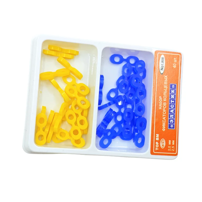 AG 40Pcs/Box Dental Elastic Rubber Fixing Wedges Matrix Matrices Dam Composite Tooth Separator Dentistry Accessory Tools