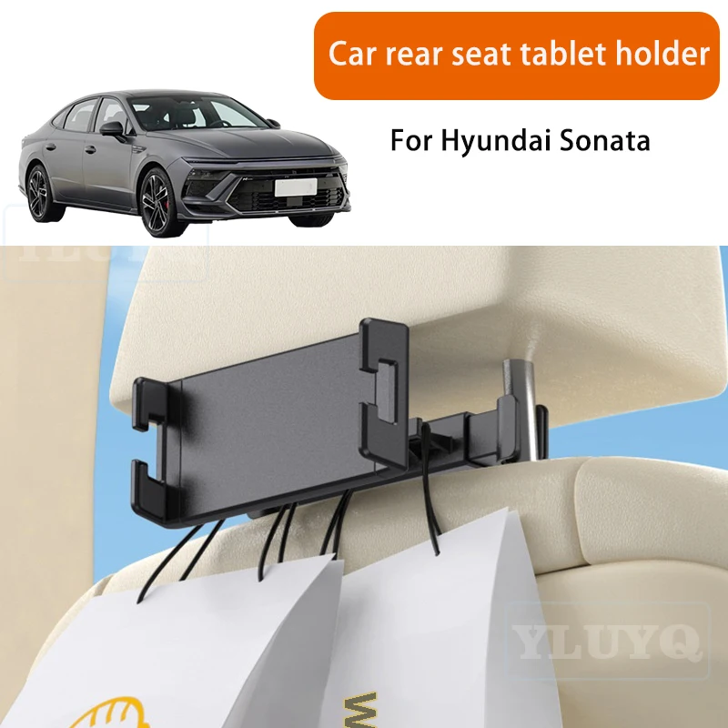 

For Hyundai Sonata Car Tablet Holder Rear Seat Phone Mount Rotatable Car-Specific Modification Accessory