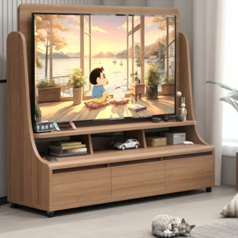 Floor Storage Tv Stand Mobile Clearance Support Wall Tv Stand Bookshelves Modern Mueble Para Tv Furniture For Living Room