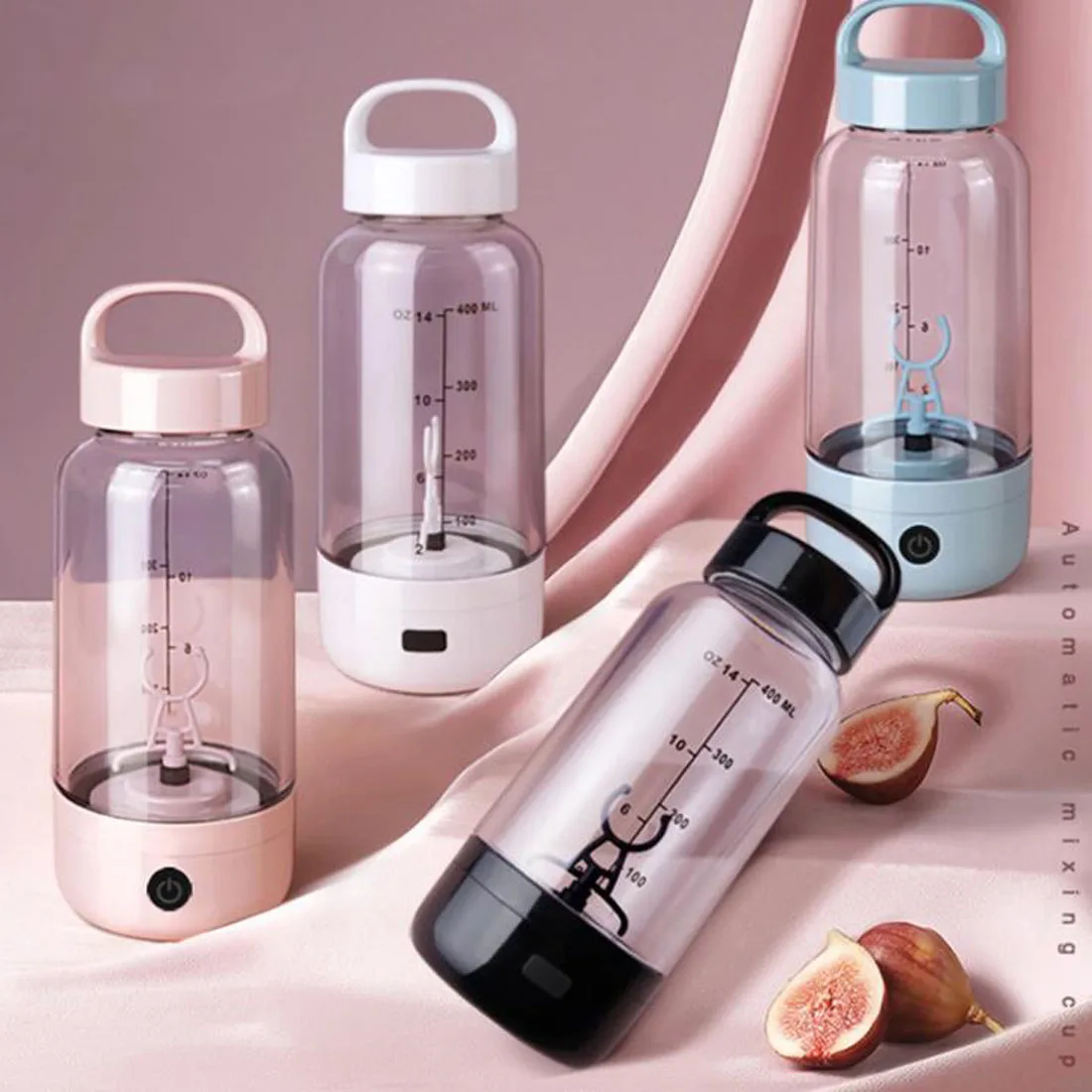 500ML Sport Shaker Bottle Water Cup Protein Shaking Cup Travel lectric Protein Powder Mixing Cup Automatic Portable Shaker Cup