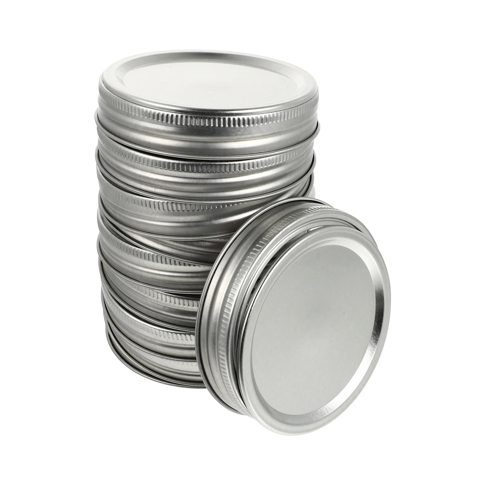 

Iron Canning Lids Round Jar Caps Airtight Storage Tinplate Metal Separate Pieces Temperature Resistant Refrigerator Microwave