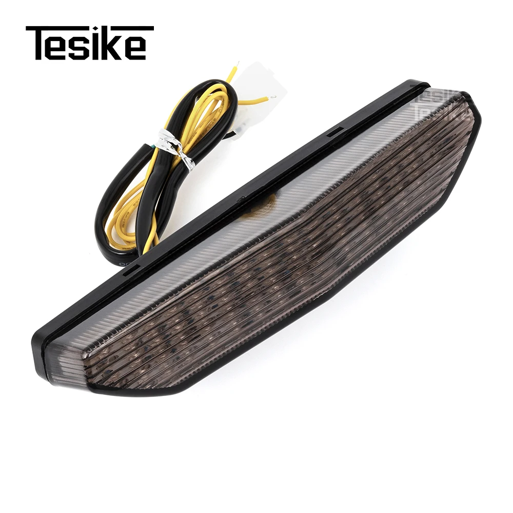 Pour Kawasaki Ninja ZX-6R 2007 2008 ZG14 CONCOURS 2008-2018 Zjas1200 DAEG enquêter Arrière Frein Clignotants Lumière LED spatirée