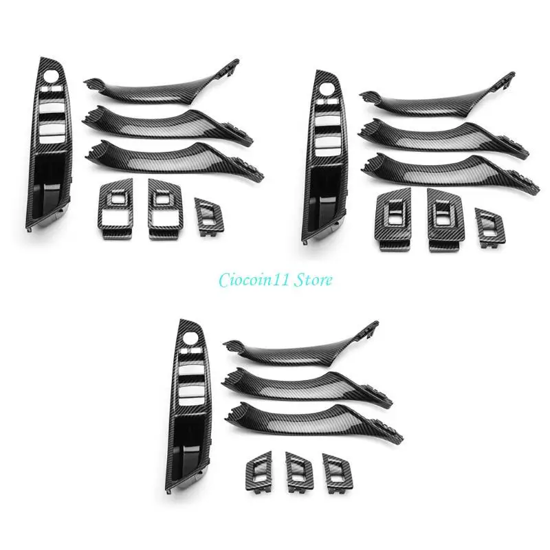 

Y1UB 7x Door Handle Armrest Trim Window Lift Panel Cover Trim for F10