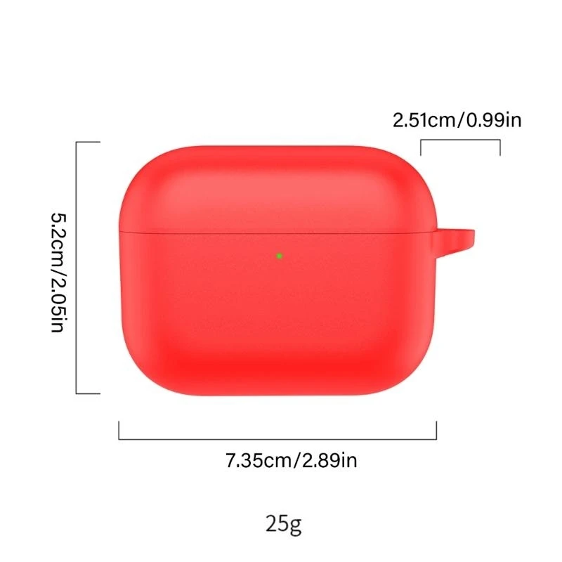 滑り止めテクスチャ付きイヤホンケースカバー 360度保護 ワイヤレス充電対応 airpods pro3 ヘッドホン充電ケース用