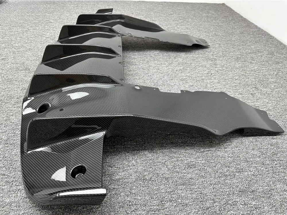 

Suitable for Upgrading McLaren 720S to R-type Carbon Fiber Rear Diffuser, Bumper Lower Lip Spoiler Body Kit
