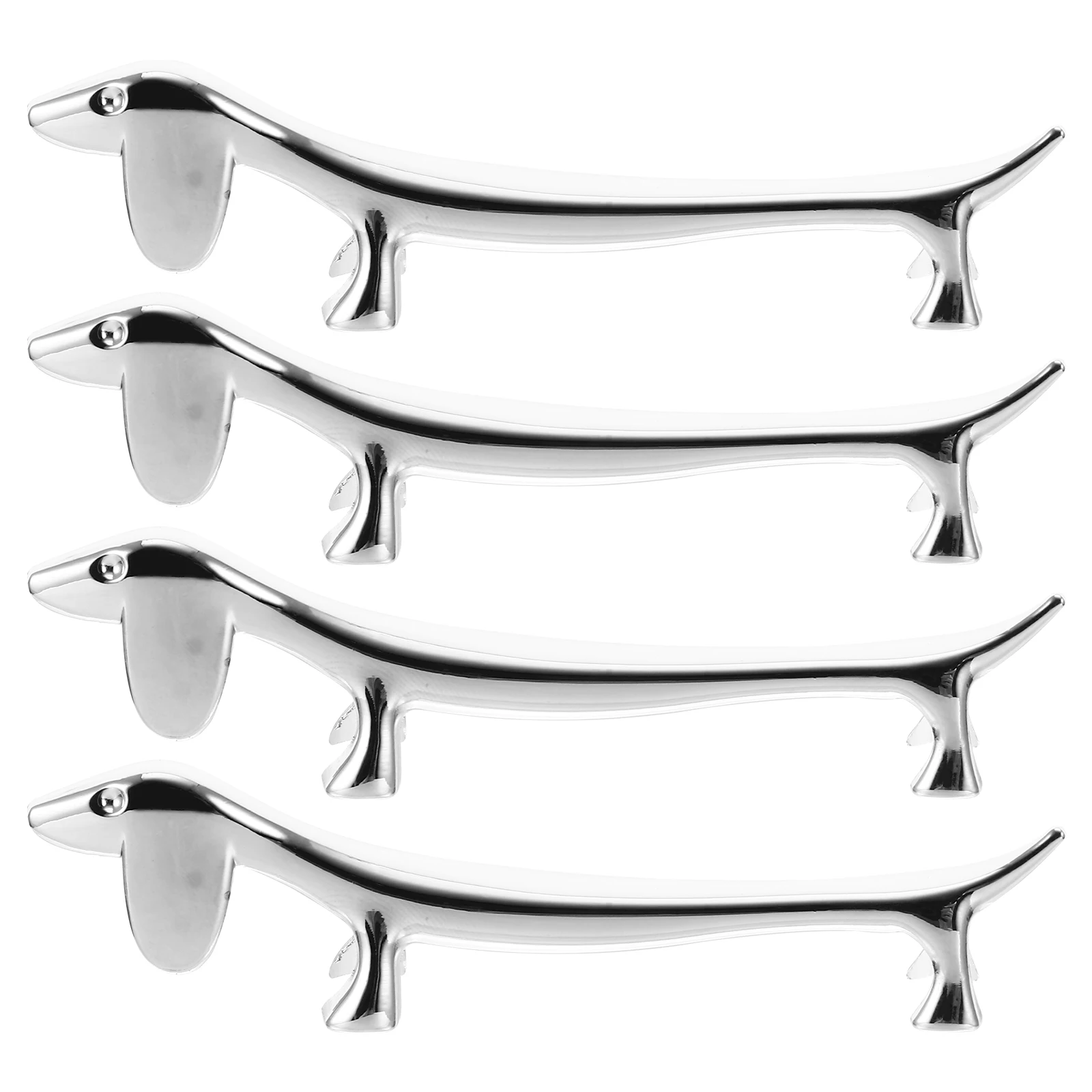 

4Pcs Alloy Tableware Rack Chopstick Fork Spoon Holder Functional Kitchen Organizer Compact Portable Stylish Design for Dining