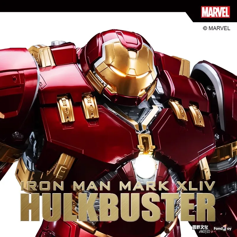 Fondjoy Marvel Legends Iron Man Anime Action Figure Mark Hulkooster Hulkbuster Armor 1/7 Assembly Children Toys Birthday Gift