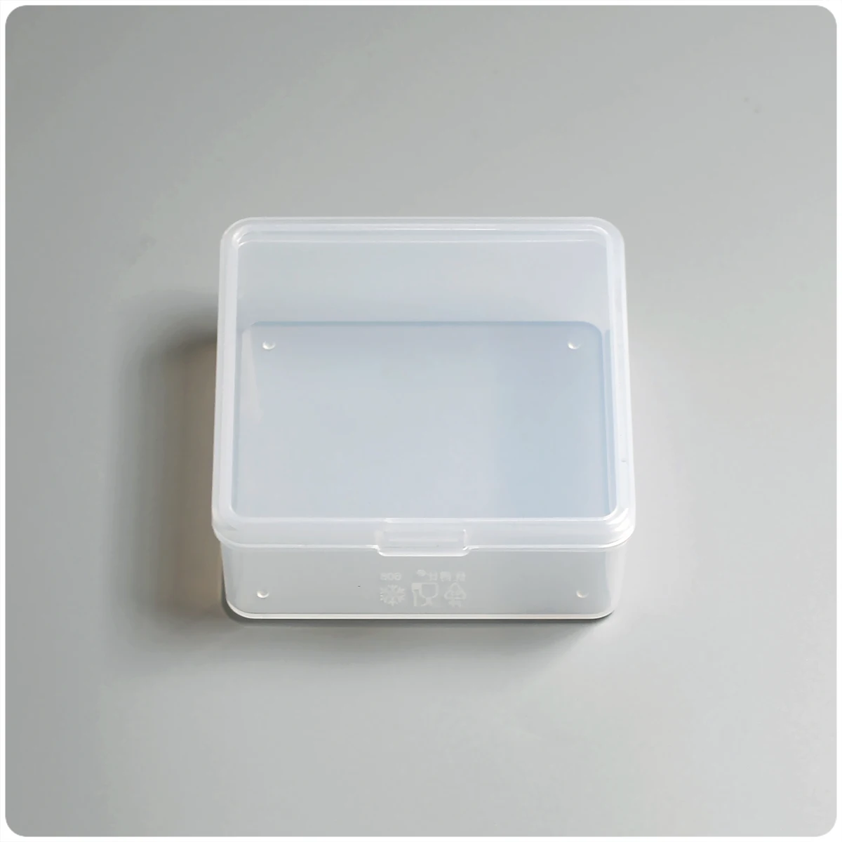 Small Plastic Storage Box Square Mini Case Clear Parts box Transparent  little thing Packaging Boxes portable Food Grade PP