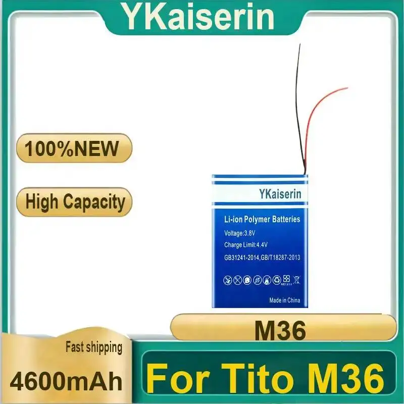 

Долговечная высокопроизводительная батарея для проектора Tito M36, высокое качество, 4600 мАч, гарантия + номер отслеживания