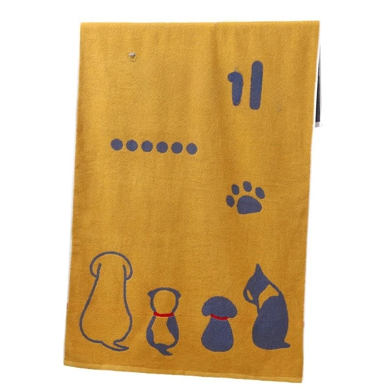 

Maternity Grade Bath Towel, All Cotton, Class A, Household, Extra Large and Thick, Absorbent Beach Towel, Cartoon Pure Cotton