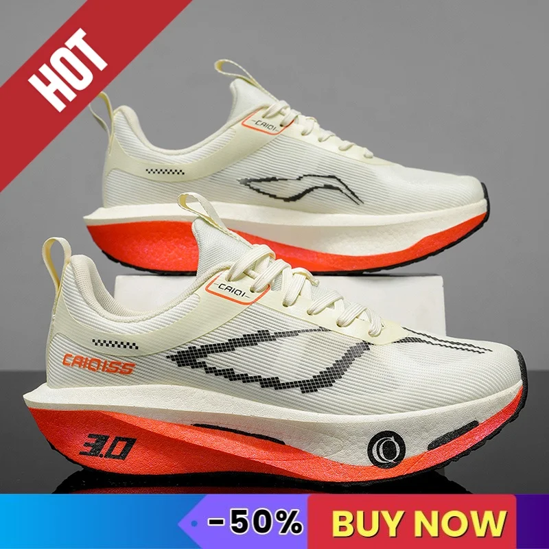 

Мужские спортивные кроссовки для бега, марафонские легкие дышащие удобные женские спортивные тренировочные кроссовки, мягкие теннисные кроссовки на воздушной подушке