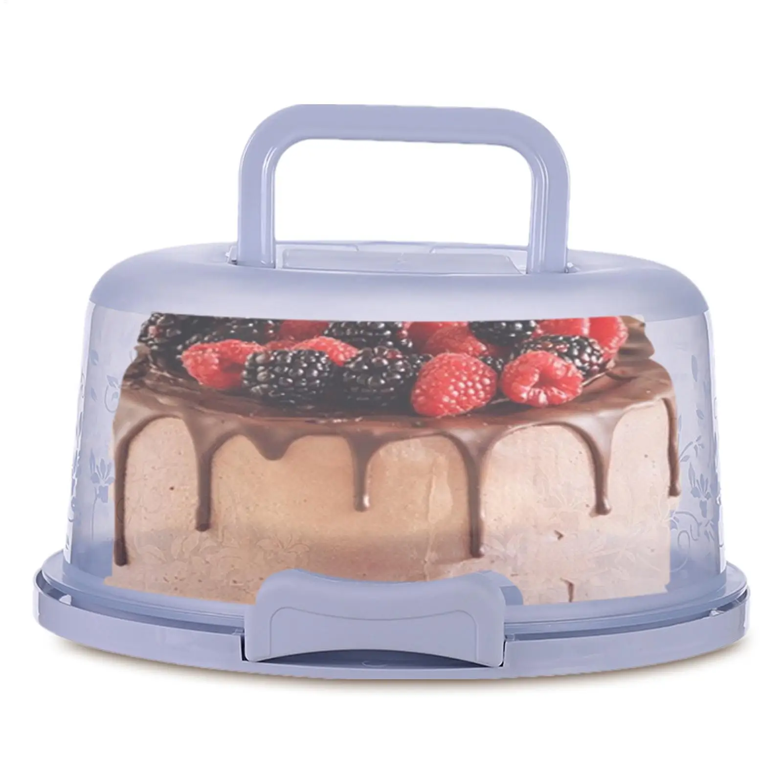 Cake Container Cake Containers With Lids Transparent Dome Reusable Airtight Box With Handl For Bakery Wedding Party Display