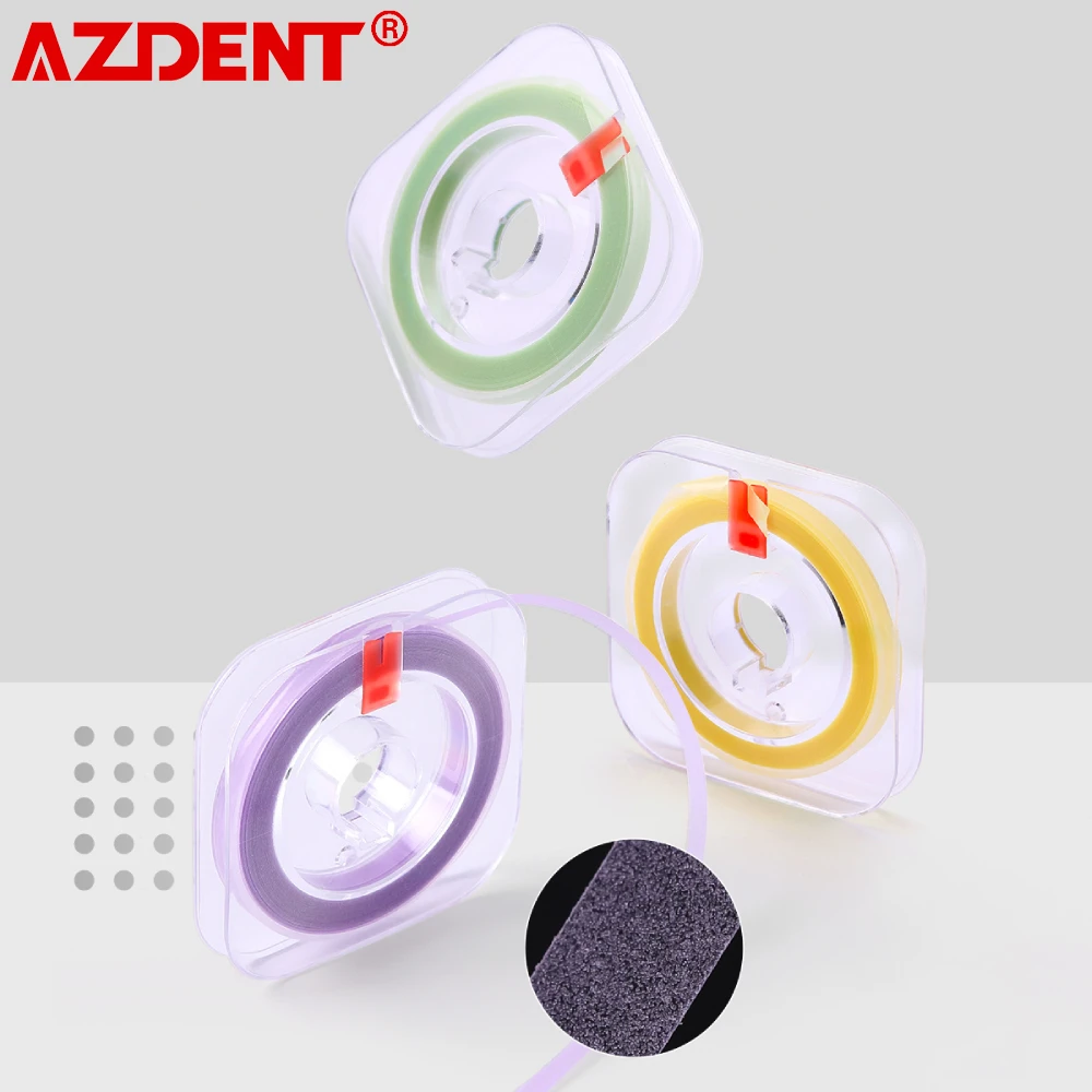 

AZDENT 1 Roll Dental Polishing Strip 6m*4mm Resin Teeth Grinding Shaping Smoothing Dentist Material Dentistry Tools