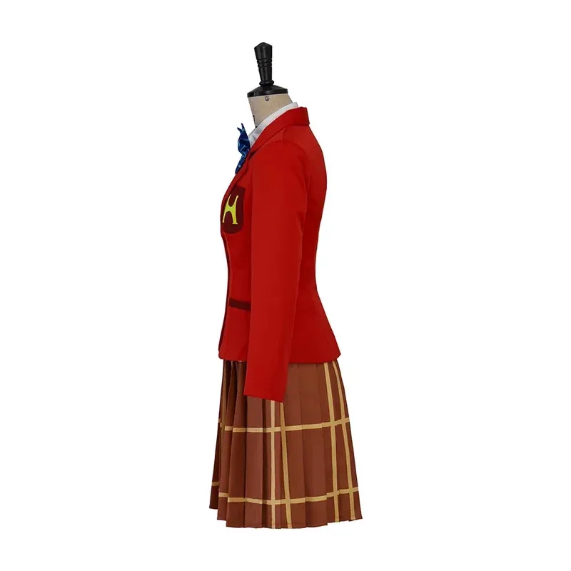 

Cy2025 Mob Psycho 100 Arataka Reigen Cosplay Costume Women's School Girls Red Uniform Stage Suit Halloween Party Outfift 2025