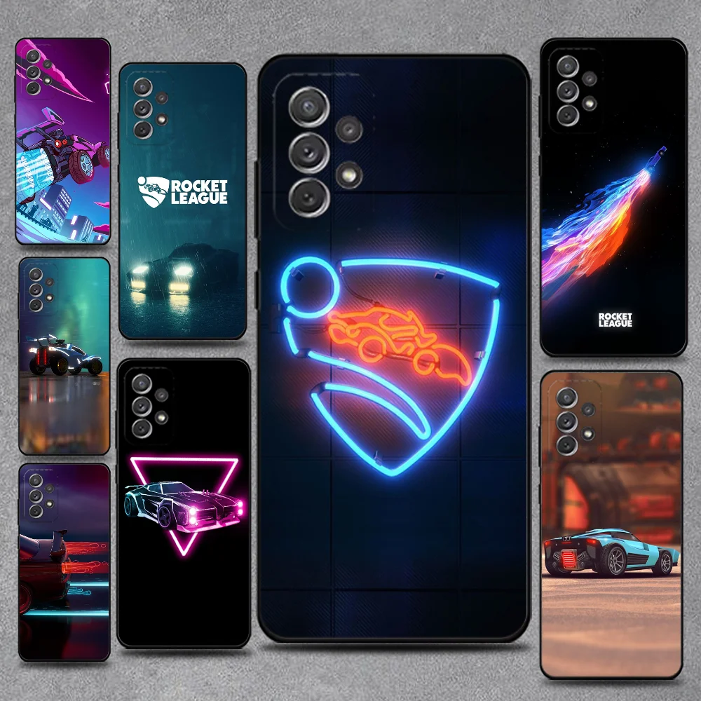 

Game R-Rocket League Phone Case For Samsung S25,S24,S21,S22,S23,S30,Ultra,S20,Plus,Fe,Lite,Note,10,9,5G Black Cover