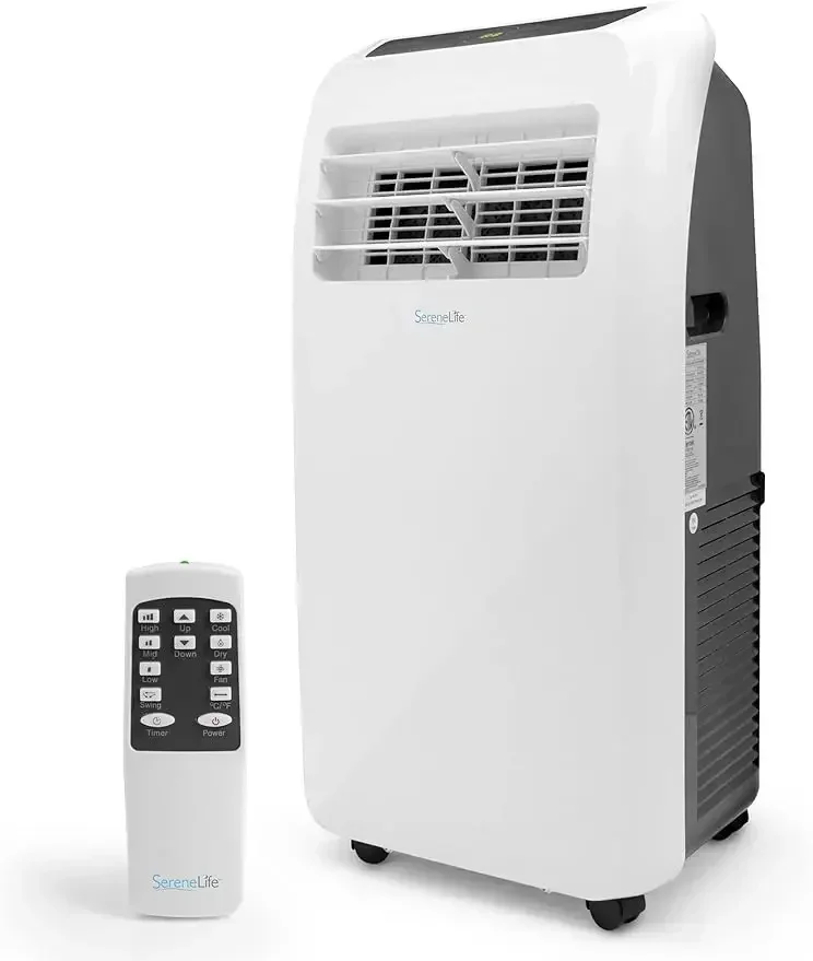 SereneLife-Portable Air Conditioner, Built-in Dehumidifier Function,Fan Mode, Remote Control, SLPAC, SLPAC 3 in 1