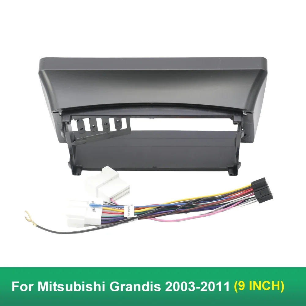 9 Inch Car Frame Fascia Android Audio Fitting Adaptor Dash Trim Kit For Mitsubishi Grandis 2003-2011
