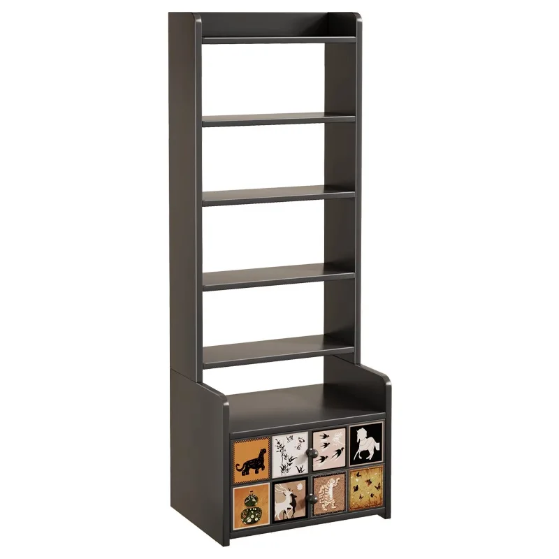 

bedside table, bedside rack, multi-layer heightened locker, floor-to-ceiling storage cabinet, small apartment side cabinet