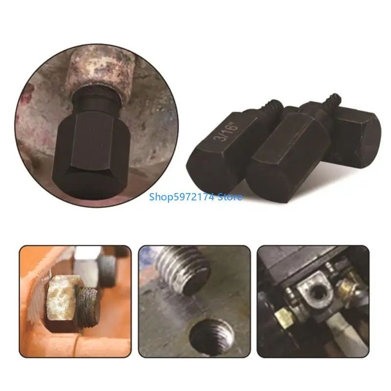 Y3NB High Quality Screw Extractor Set for Removing Tricky, Stripped. Damaged, Broken Screws, Bolts Screw Extractor Tools