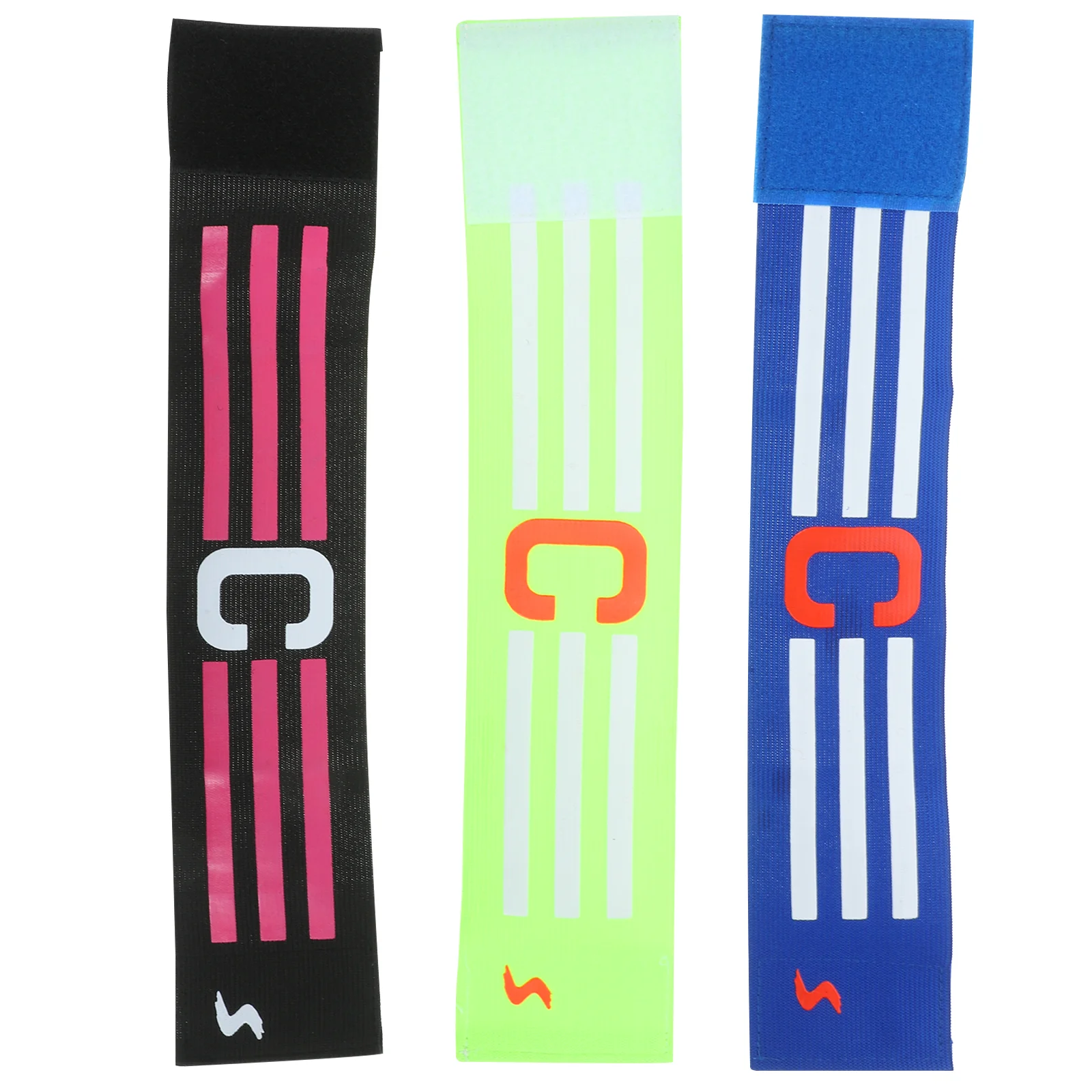 

3 Pcs Football Match Captain Armband Captains Armbands Wristbands Soccer For Leader Elasticity