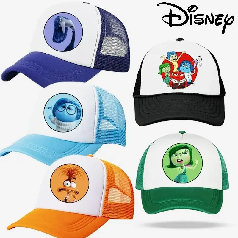 

Disney Cartoon Inside Out Baseball Cap Fashion Printed Hat Breathable Hip-Hop Style Sports Hat Children's Toy Birthday Gift